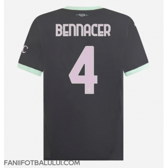 AC Milan Ismael Bennacer #4 Tricou Fotbal Replică 2024-25 Barbati Treilea
